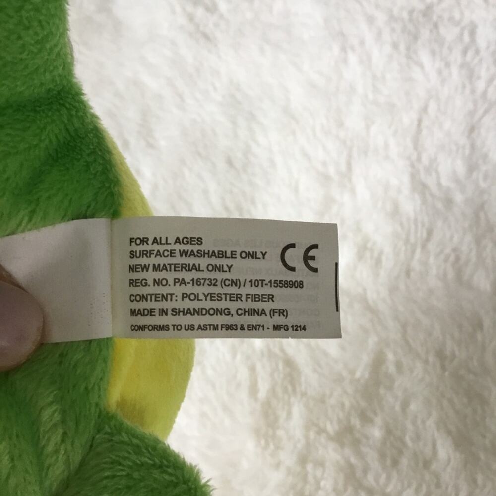 Bun Bun Green Plush Dinosaur Toy - Picture 10 of 10